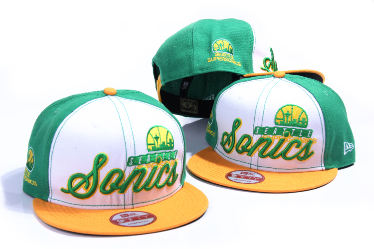 NBA Seattle Super Sonics NE Snapback Hat #03